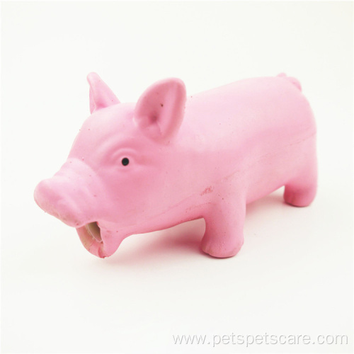 PVC viny pig dog toys customized plastic toys